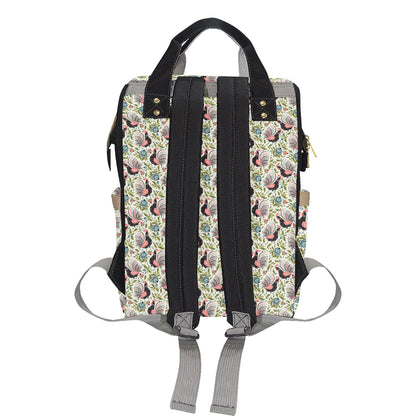 Rooster Print Design Diaper Bag Backpack