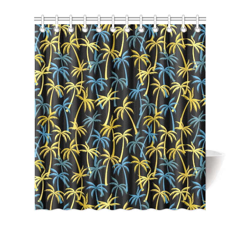 Palm Tree Pattern Shower Curtain