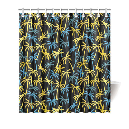 Palm Tree Pattern Shower Curtain