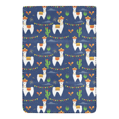 Llama Cactus Pattern Print Design 05 Women's Trifold Wallet