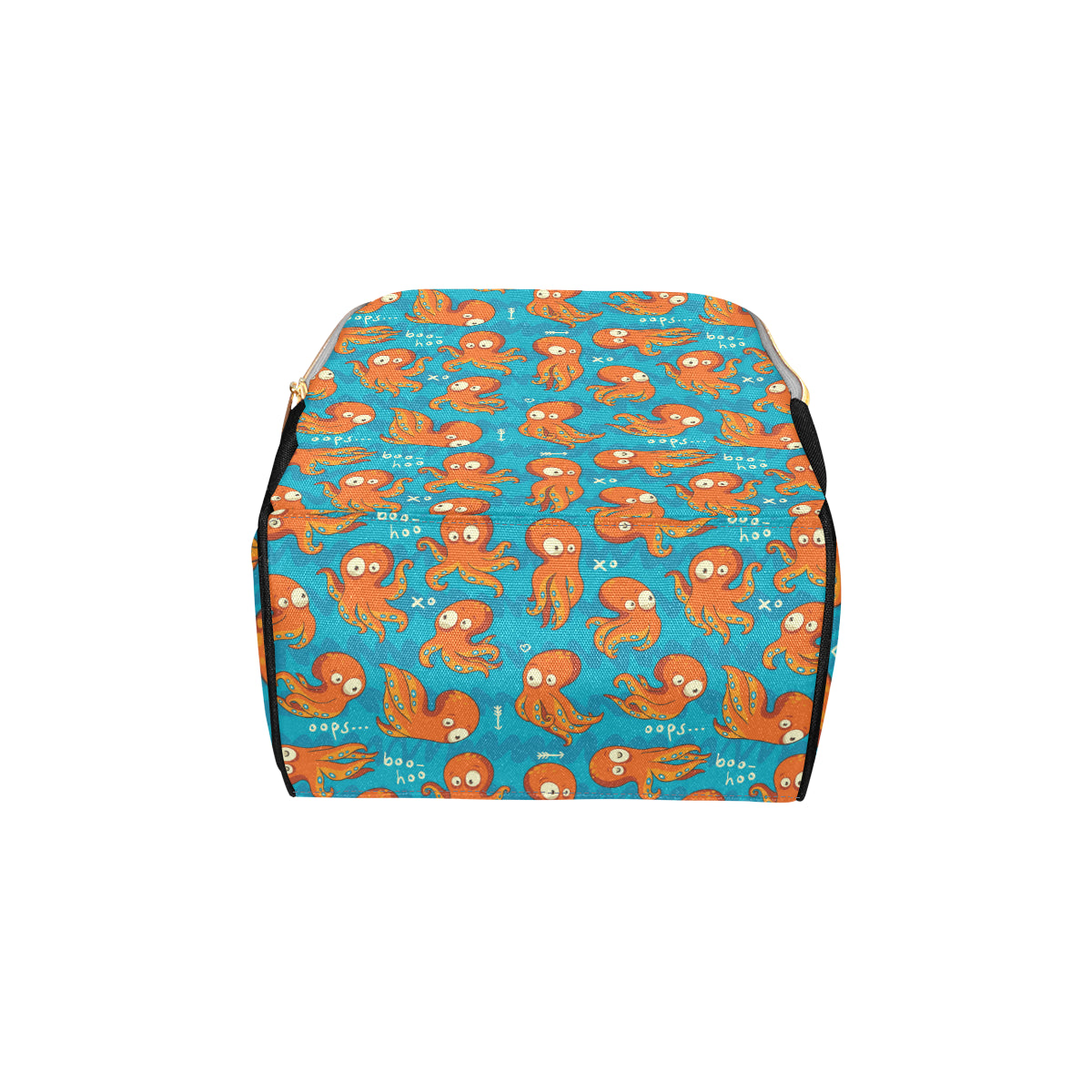 Octopus Pattern Print Design A02 Diaper Bag Backpack