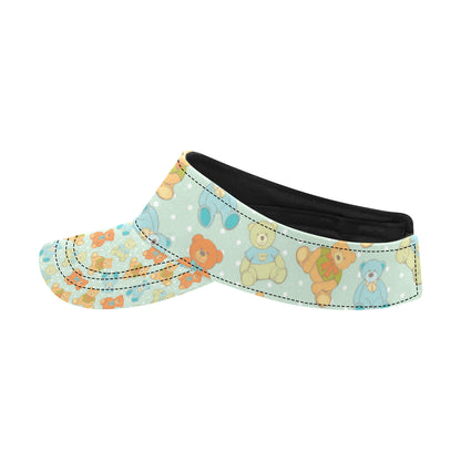 Bear Pattern Print Design 02 Unisex Sun Visor