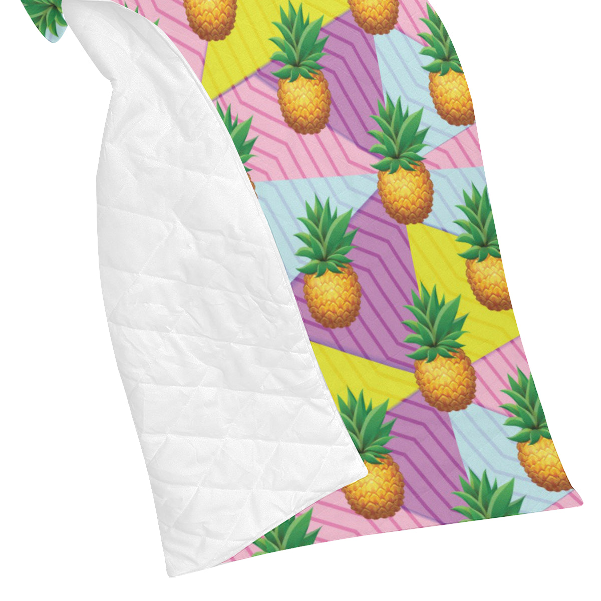 Pineapple Pattern Print Design PP05 Premium Quilt