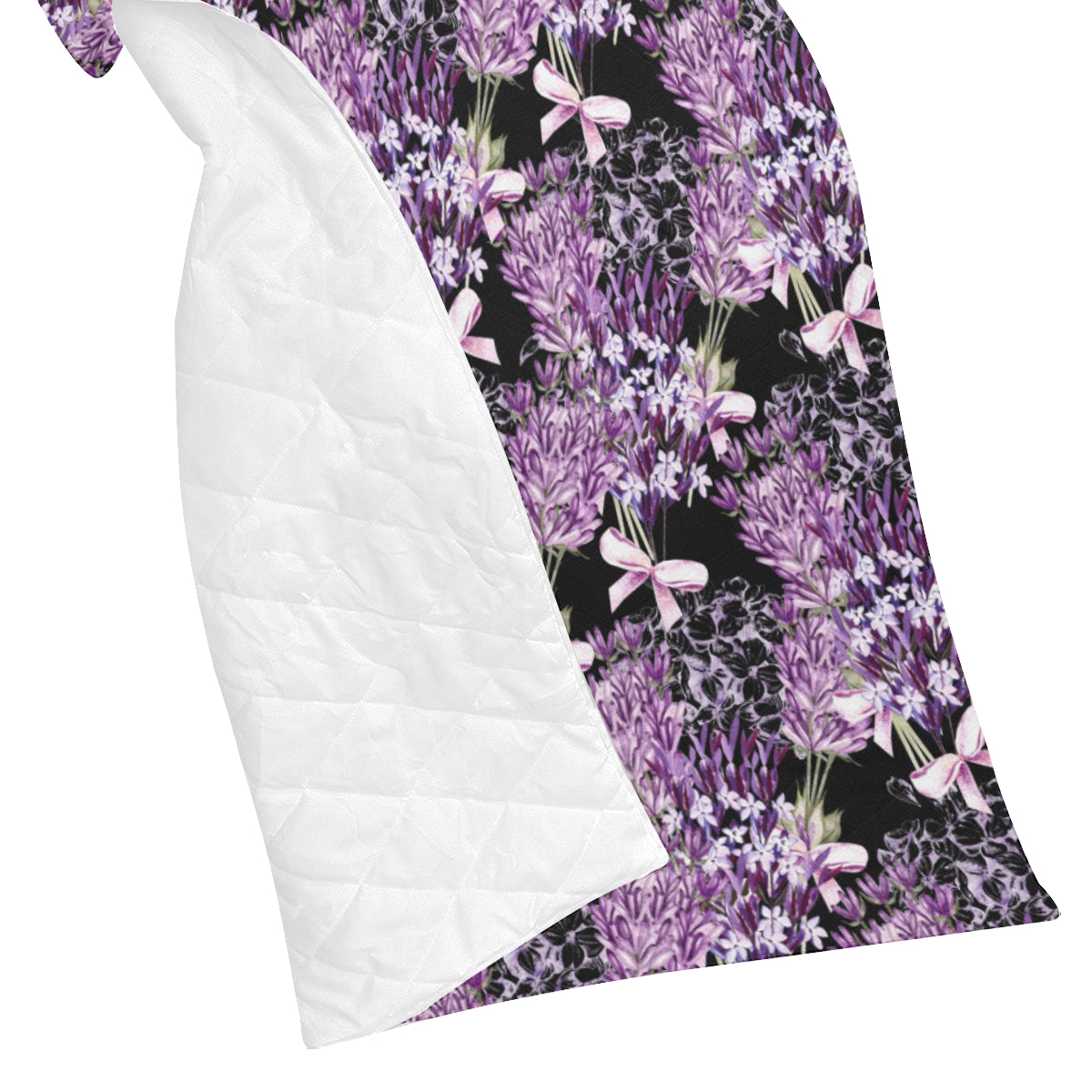 Lavender Pattern Print Design LV06 Premium Quilt