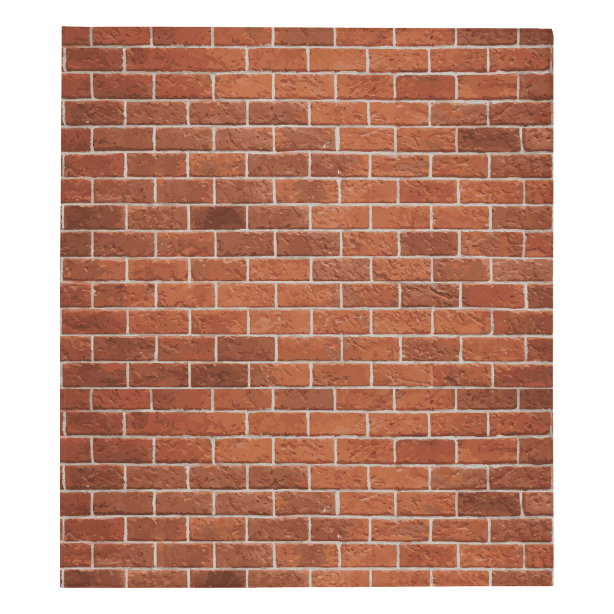 Brick Brown Pattern Print Design 02 Premium Quilt