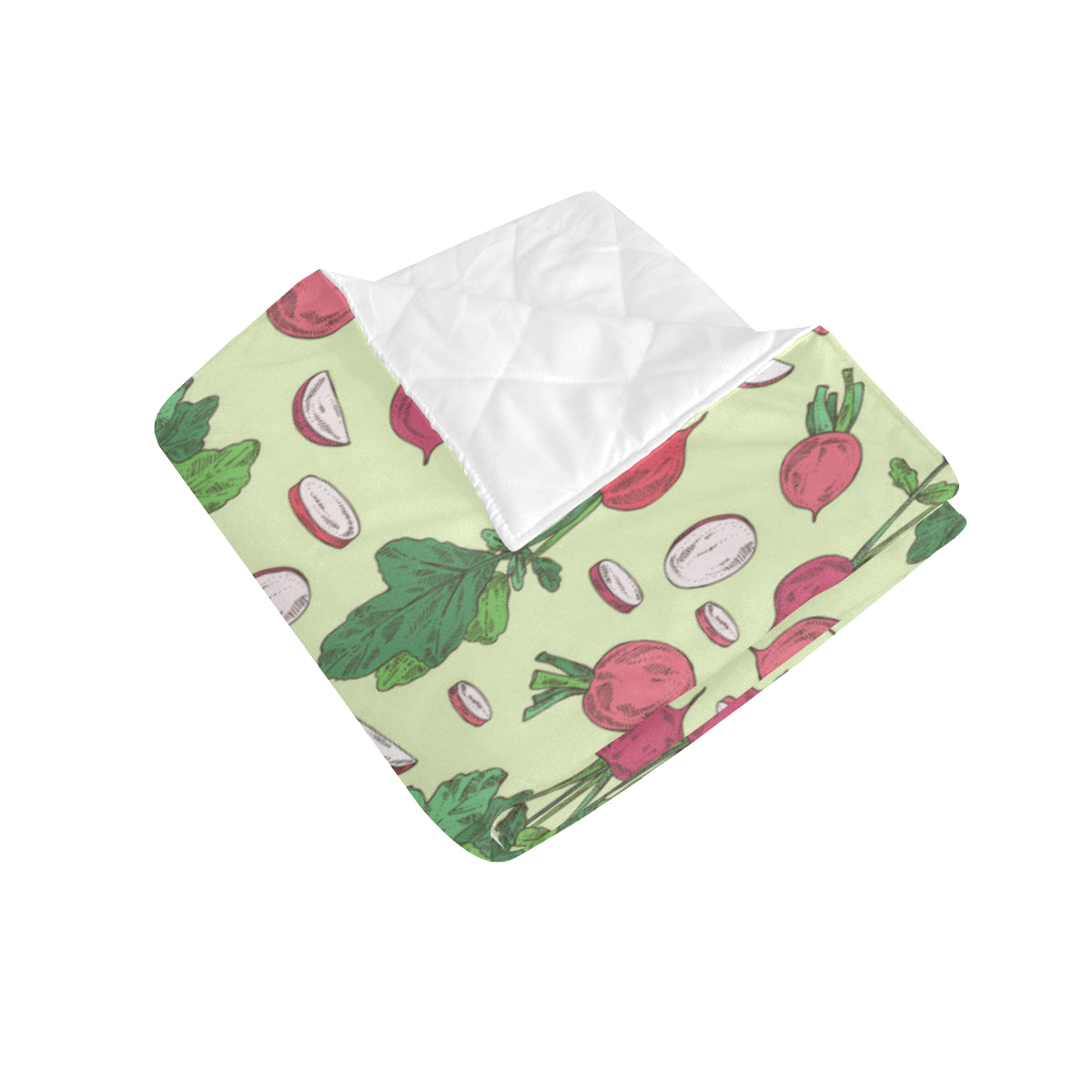 Radish Pattern Print Design A04 Premium Quilt