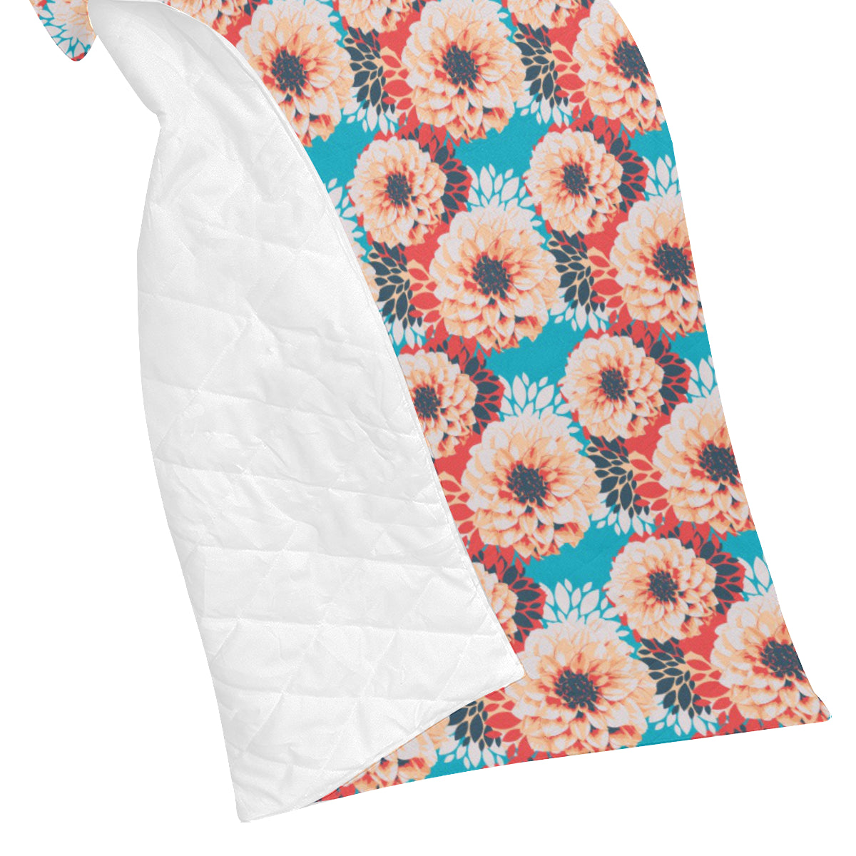 Dahlia Pattern Print Design DH05 Premium Quilt