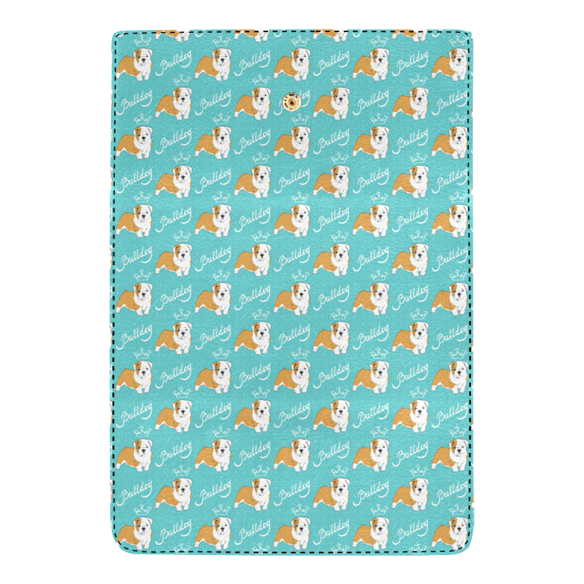 Bulldogs Pattern Print Design 05 Women's Trifold Wallet