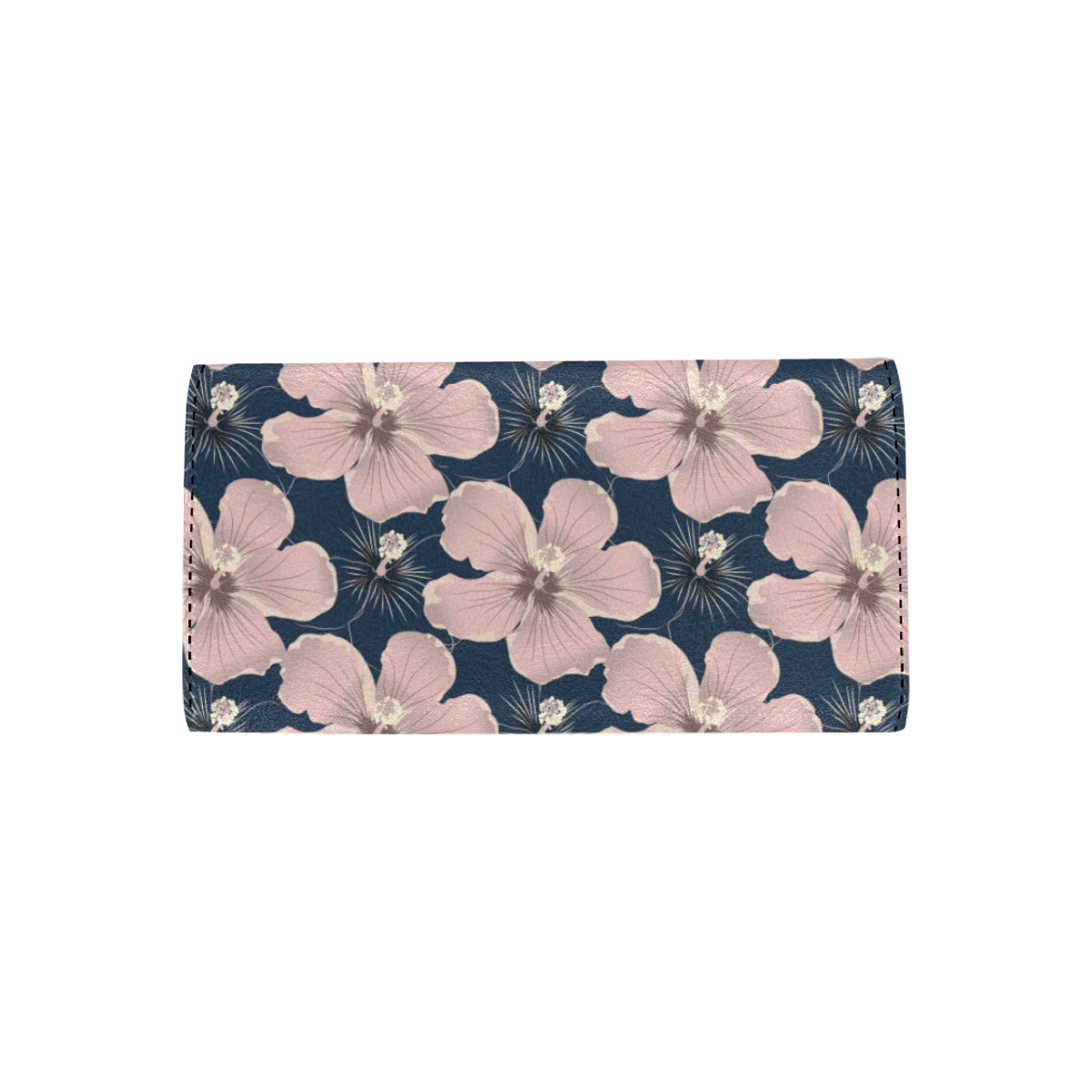 Plumeria Pattern Print Design PM018 Women's Trifold Wallet