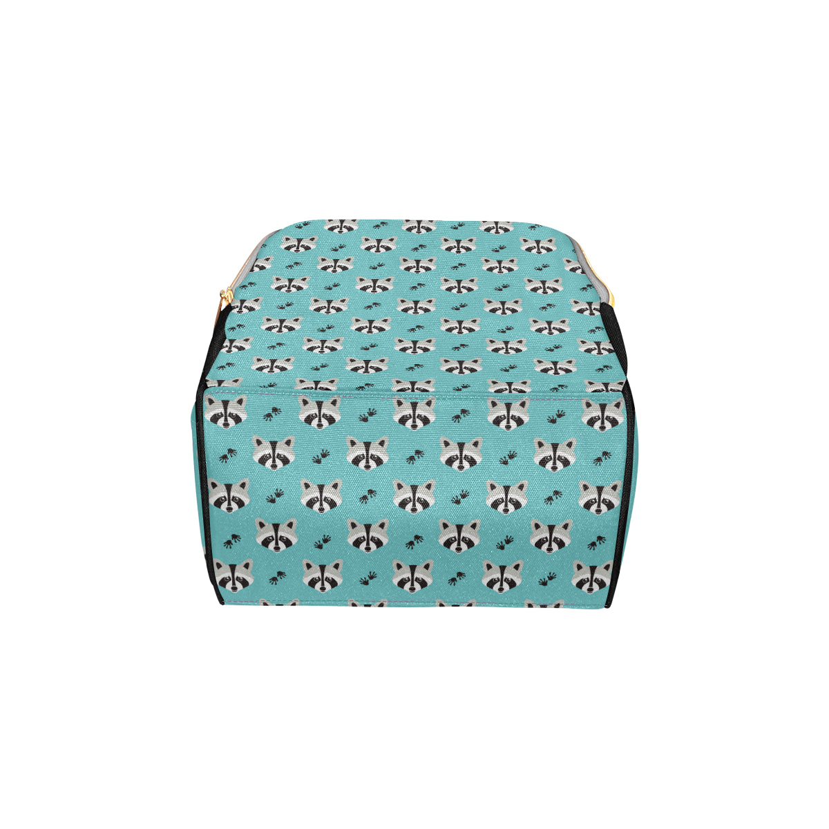 Raccoon Pattern Print Design A01 Diaper Bag Backpack