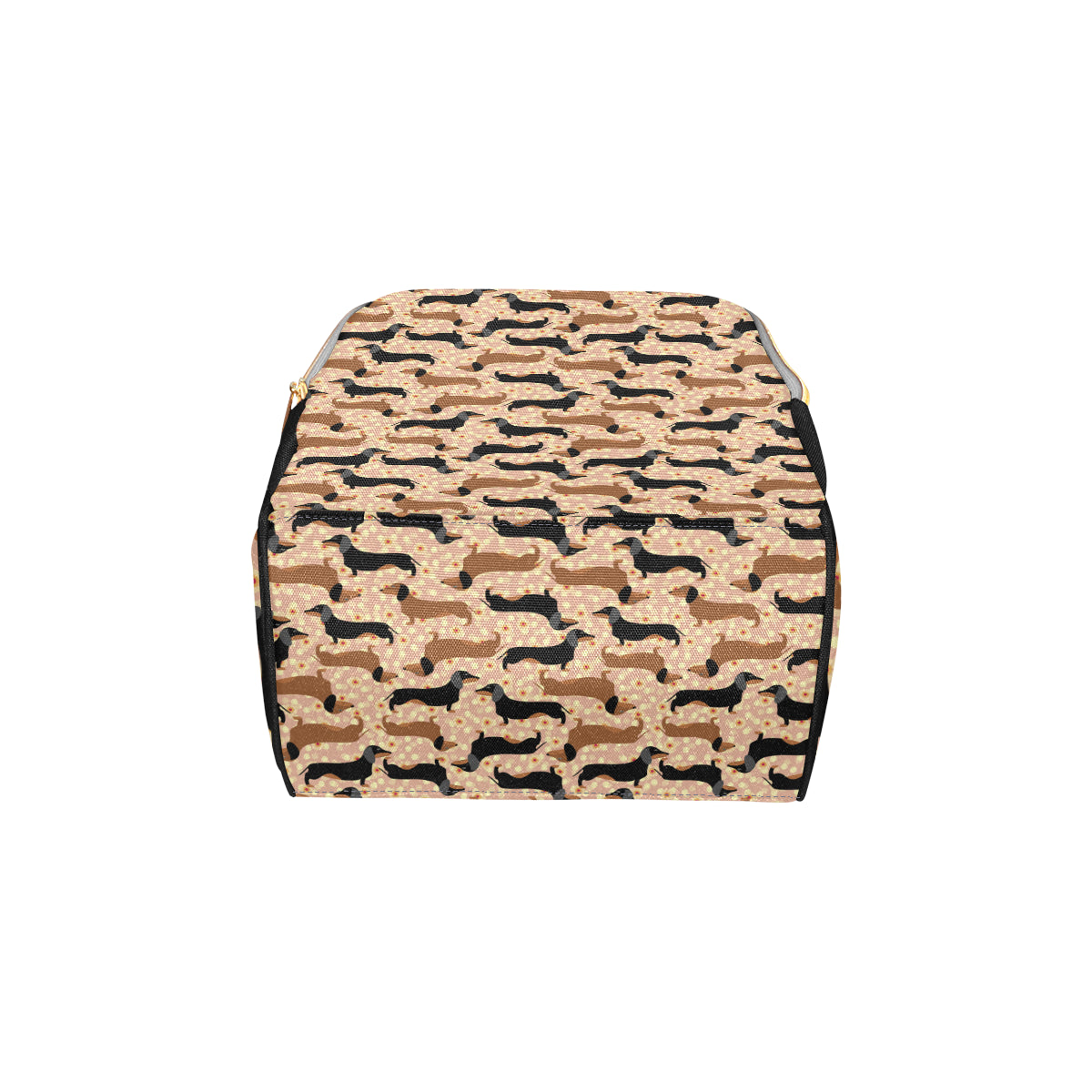 Dachshund Pattern Print Design 011 Diaper Bag Backpack