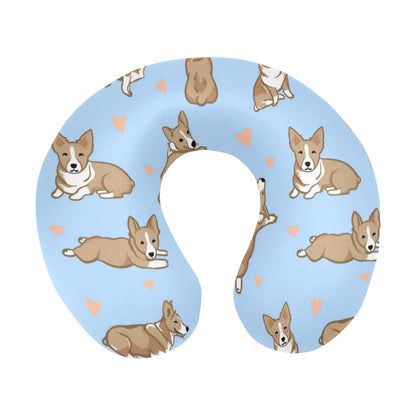 Pembroke Welsh Corgis Pattern Print Design A05 U-Shaped Travel Neck Pillow