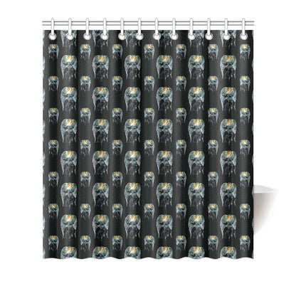 Angel with Wings Cute Design Print Shower Curtain