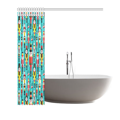 Nutcracker Pattern Print Design A03 Shower Curtain