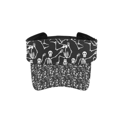Skeleton Themed Print Unisex Sun Visor