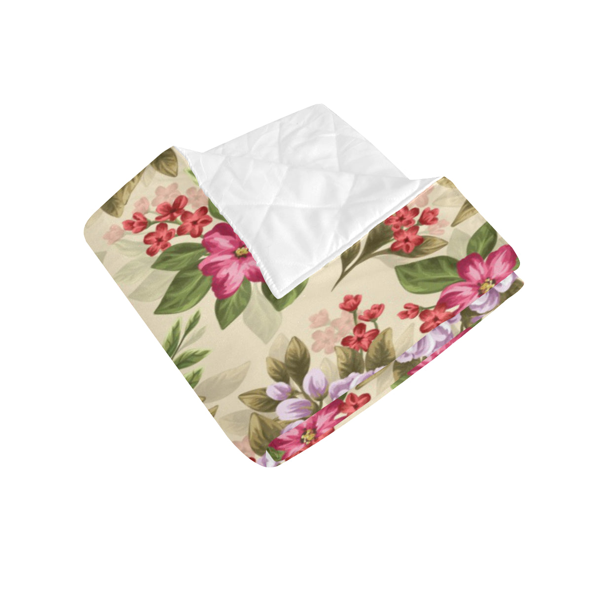 Summer Floral Pattern Print Design SF08 Premium Quilt