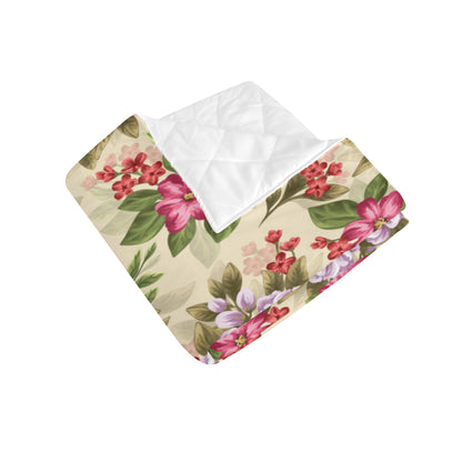 Summer Floral Pattern Print Design SF08 Premium Quilt