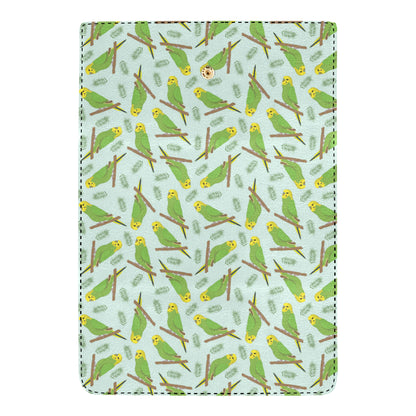 Budgerigar Pattern Print Design 04 Women's Trifold Wallet