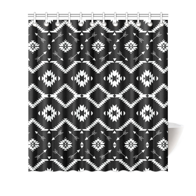 Native Pattern Print Design A04 Shower Curtain