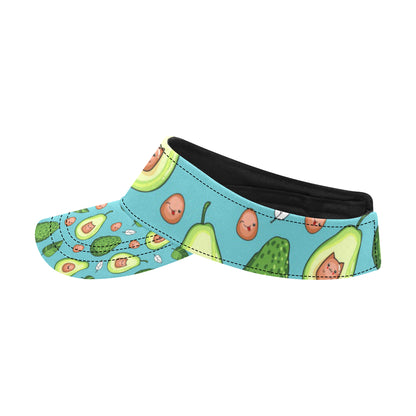 Avocado Pattern Print Design AC05 Unisex Sun Visor