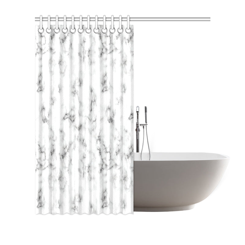 Marble Pattern Print Design 01 Shower Curtain