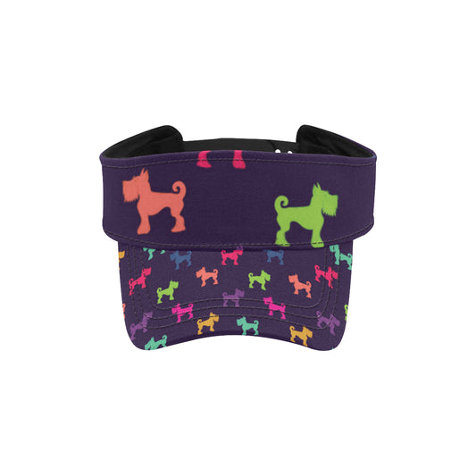 Schnauzers Pattern Print Design A05 Unisex Sun Visor