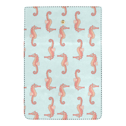 SeaHorse Pattern Print Design 01 Women's Trifold Wallet