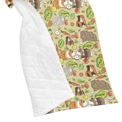 Guinea Pig Pattern Print Design 02 Premium Quilt