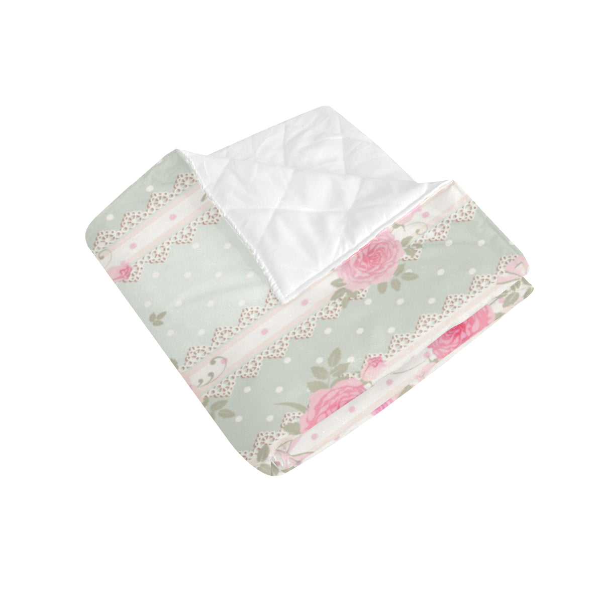 Rose Pattern Print Design RO016 Premium Quilt