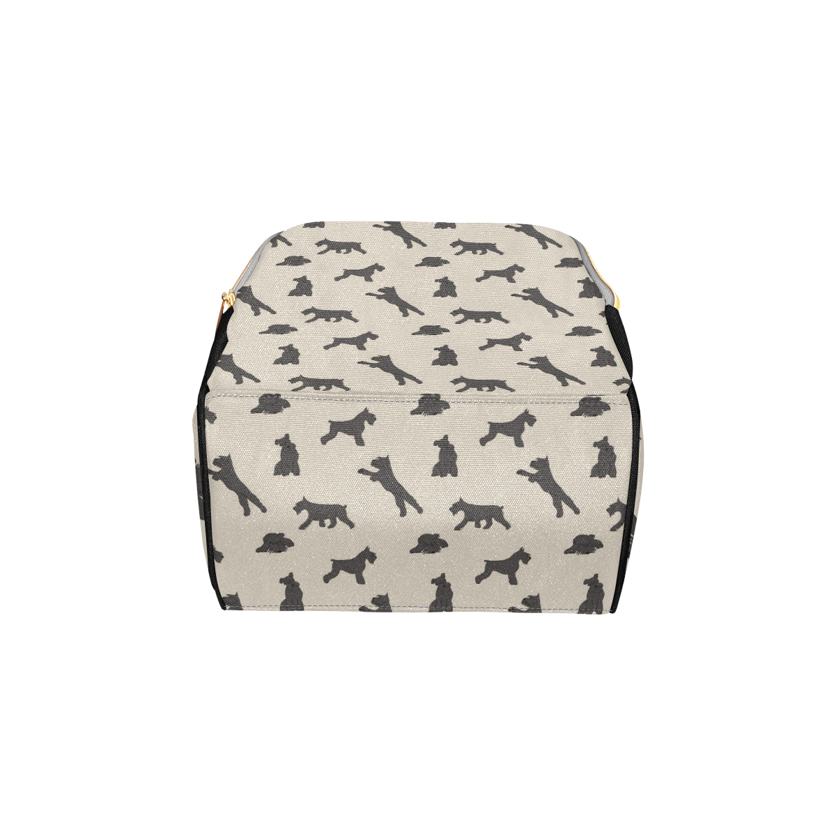 Schnauzers Pattern Print Design A06 Diaper Bag Backpack