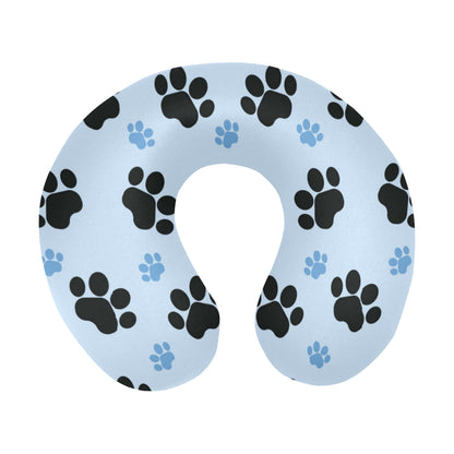 Paw Pattern Print Design A04 U-Shaped Travel Neck Pillow