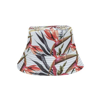 Tropical Flower Pattern Print Design TF021 Unisex Bucket Hat