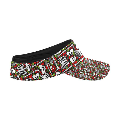 Skeleton Pattern Print Unisex Sun Visor