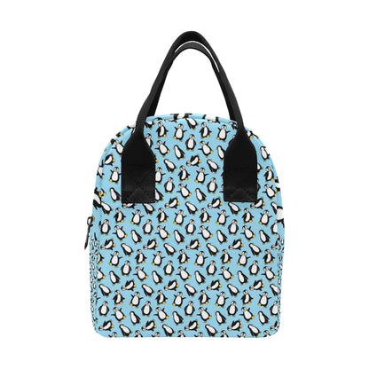 Penguin Happy Print Insulated Lunch Bag