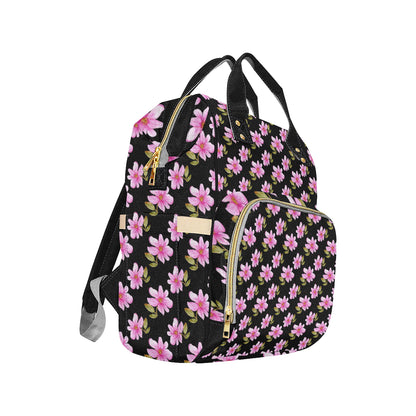 Magnolia Pattern Print Design MAG06 Diaper Bag Backpack