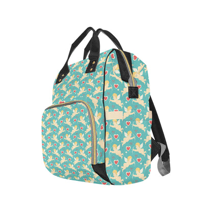 Cupid Pattern Print Design 01 Diaper Bag Backpack