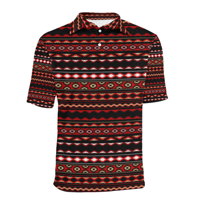 Southwestern Themed Men Polo Shirt