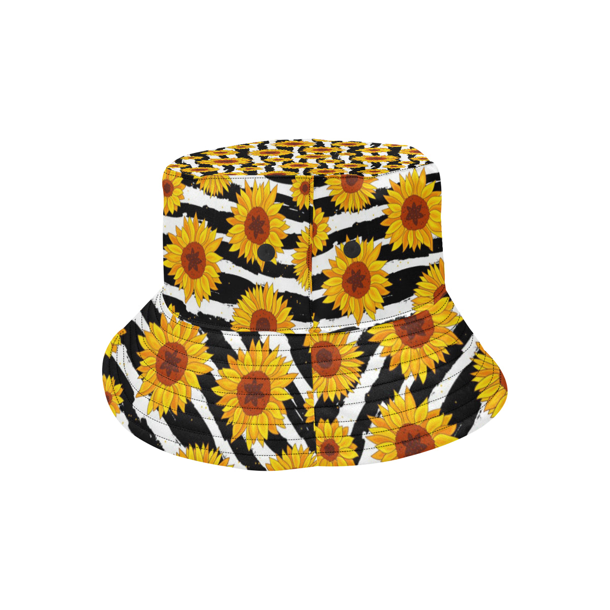 Sunflower Pattern Print Design SF010 Unisex Bucket Hat