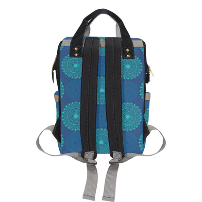 Medallion Pattern Print Design 04 Diaper Bag Backpack