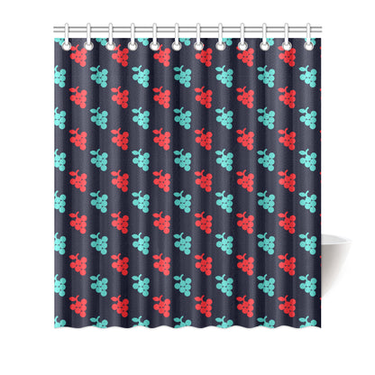 Grape Pattern Print Design GP07 Shower Curtain