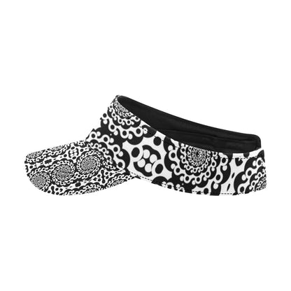 Yin Yang Spiral Design Print Unisex Sun Visor