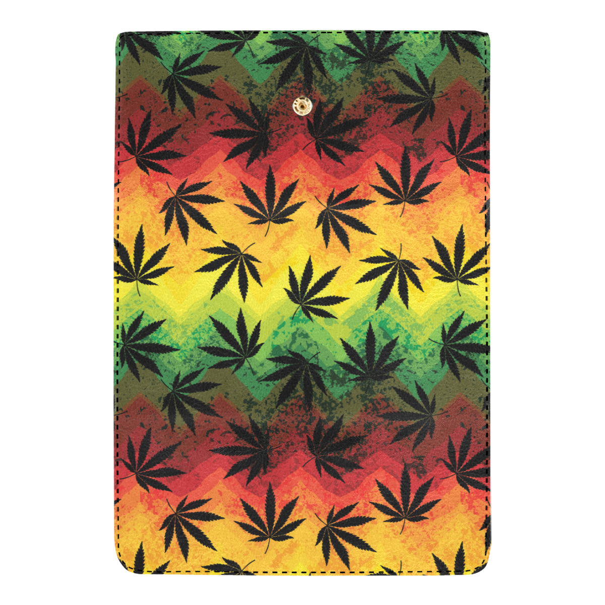 Rasta Pattern Print Design A02 Women's Trifold Wallet