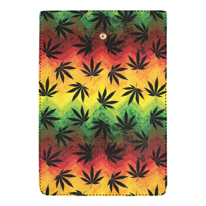 Rasta Pattern Print Design A02 Women's Trifold Wallet