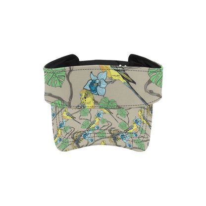 Parakeet Pattern Print Design A02 Unisex Sun Visor