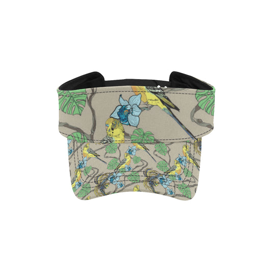 Parakeet Pattern Print Design A02 Unisex Sun Visor