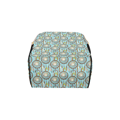 Blue Dream catcher Diaper Bag Backpack