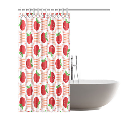 Apple Pattern Print Design AP08 Shower Curtain