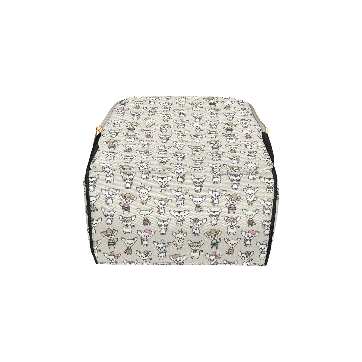 Chihuahua Pattern Print Design 02 Diaper Bag Backpack