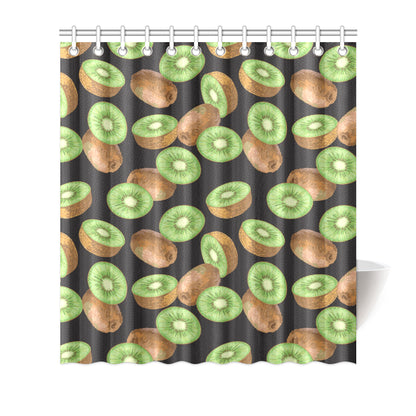 Kiwi Pattern Print Design KW03 Shower Curtain