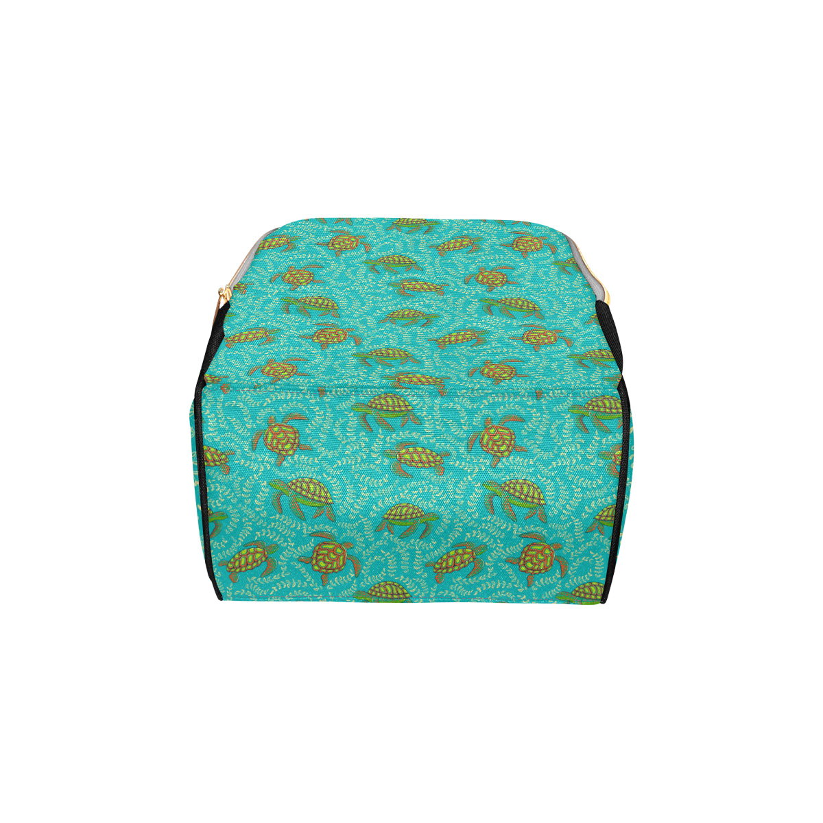 Sea Turtle Pattern Print Design T010 Diaper Bag Backpack